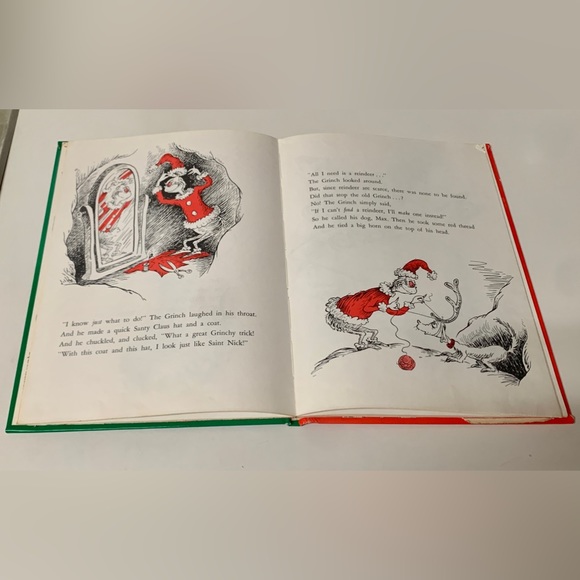Rare Error Misprint 1957 1st Edition Hardcover HOW THE GRINCH STOLE CHRISTMAS - Picture 8 of 16